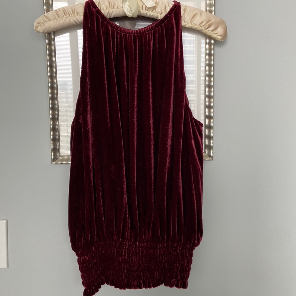 Ramy Brook Sleeveless Velvet Top